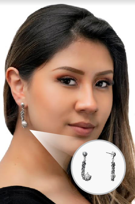 ARETES LLANTEN PERLADO